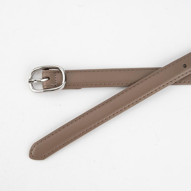 New Genuine Leather Ins Style Belt for Women Simple and Versatile Decorative Dress Casual Pants for Women Waist Belt High-end