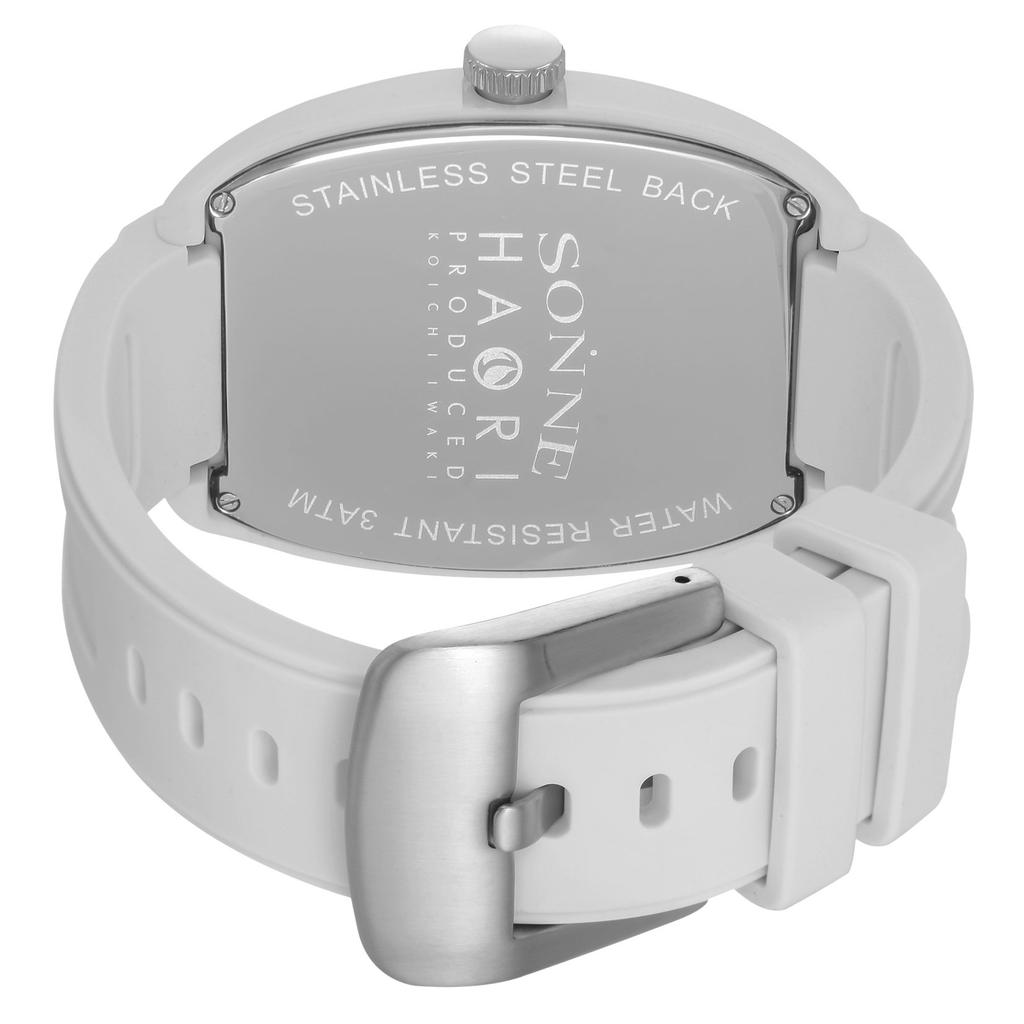 Sonne H020 48mm White Plastic Quartz 3 ATM Water Model Men's Watch, Dial, Movement, Resistance, H020WH-WH