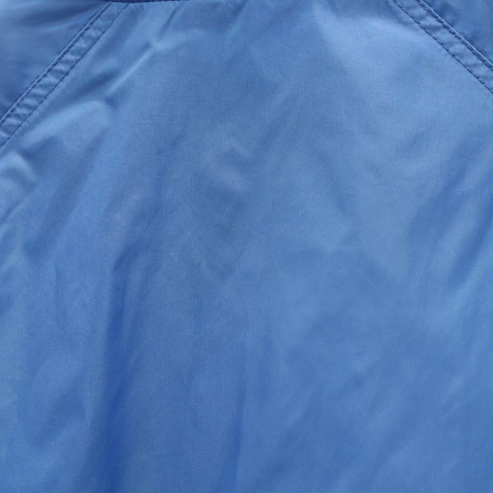 EDDIE BAUER 80s Vintage Black Tag Nylon Jacket L Blue Windbreaker Men's Used