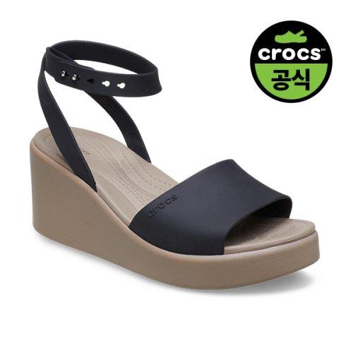 Crocs Brooklyn Ankle Strap Wedge Bkm  24swsd209406 