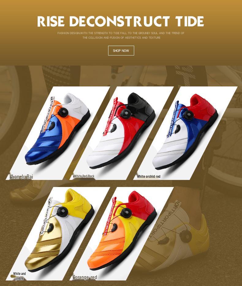 Scarpe da Ciclismo Unisex Senza Lacci per Tutte le Stagioni, per Bici da Strada, Mountain Bike ed E-bike