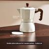 Double Valve Mocha Pot Household Small Hand Cranked Italian Coffee Machine Outdoor Electric Stove Coffee Pot Set