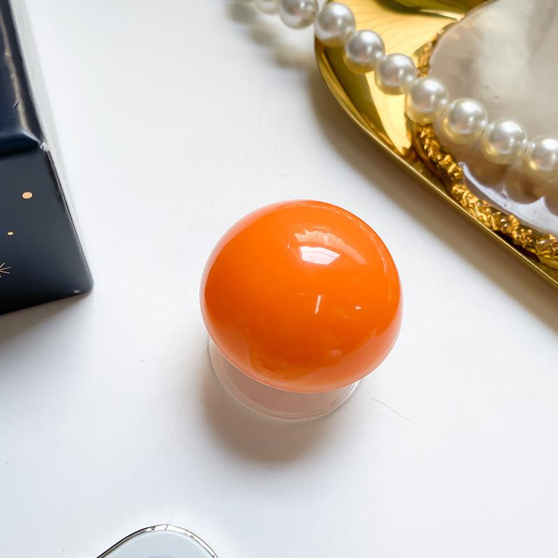 Red Nose Crystal Ball Solid Color Mobile Phone Airbag Bracket Desktop Lazy Air Cushion Support Frame Niche Creative Retractable