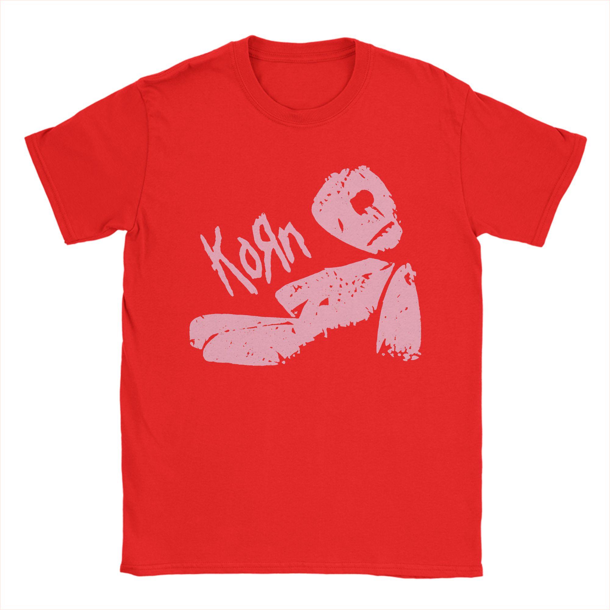 

Unisex TShirt Korn Band Awesome 100 Cotton Tee Shirt Short Sleeve T Shirt Round Neck Clothes Big Size S