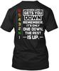 Its Only One Down The Rest Is Up T Shirt Made In the USA Size S To 5XL