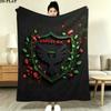 Amedspor Print Flanelldecke, Hohe Qualität, Bequem für alle Jahreszeiten, Heimdekoration, Wärme und Komfort, Perfekt für Weihnachtsgeschenke