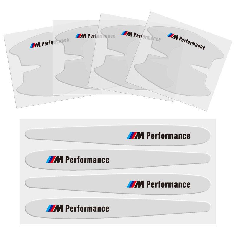 8Pcs Car Door Handle Stickers Scratch-Resistant Bowl Stickers Decorative Films For BMW X1 X2 X3 X5 X4 X6 X7 G30 G20 G32 G11 G12