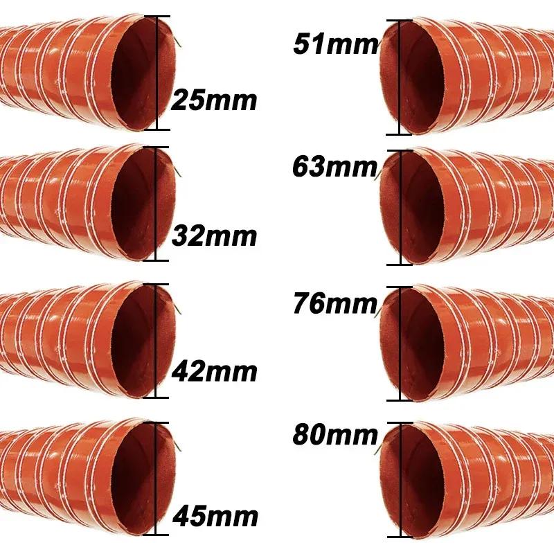 0.5m Universal Car Air Intake Ducting Pipe Flexible Air Vent Ventilation Hose Tube Hot Cold Cooling Transfer Extractor 20~115mm ID 20mm