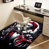 Office Rug Nightmare Before Christmas, Jack Skellington theme 3D Printed Anti-Slip Rug-Machine Washable for Living Room