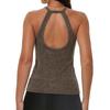 Women Fashion Casual V Neck Sleeveless Slim Fit Backless Basic Tank Top Y2K Style Summer Layering Shirt