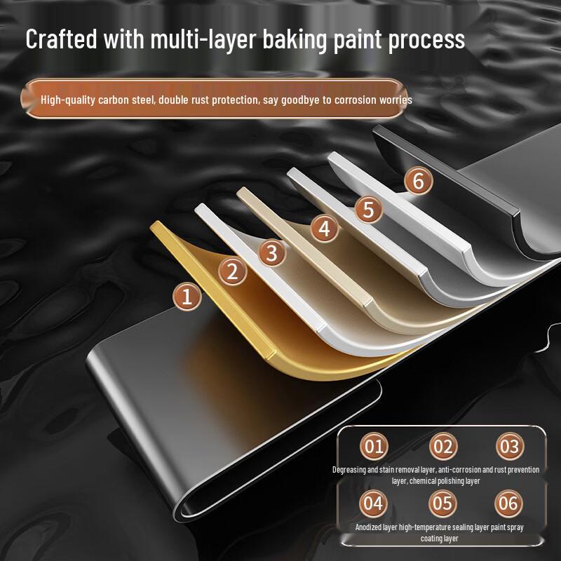 Youshu Wall-Mounted Punch-Free Iron Kitchen Knife Rack