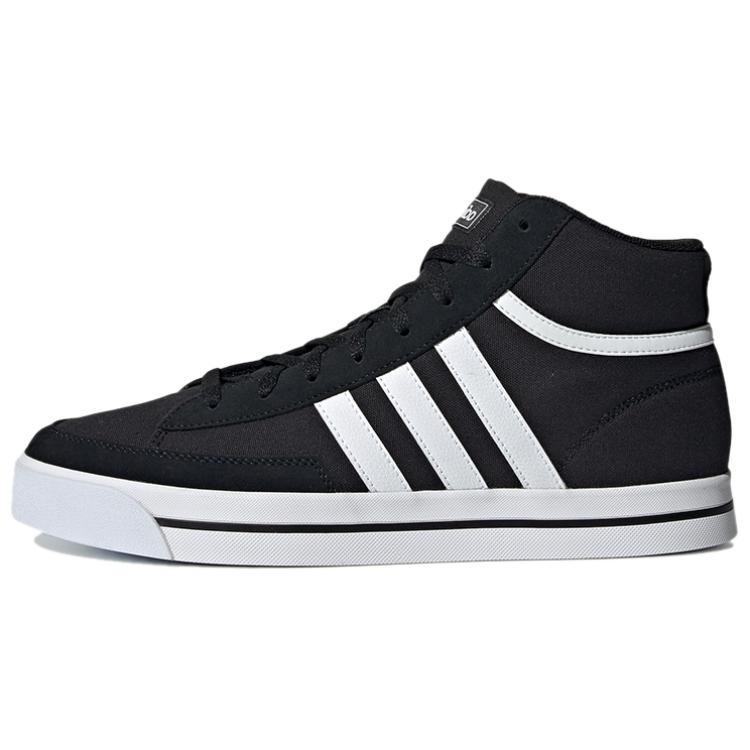 adidas neo Retrovulc Mid Shoes Black/White Men s H02212 EU 43⅓
