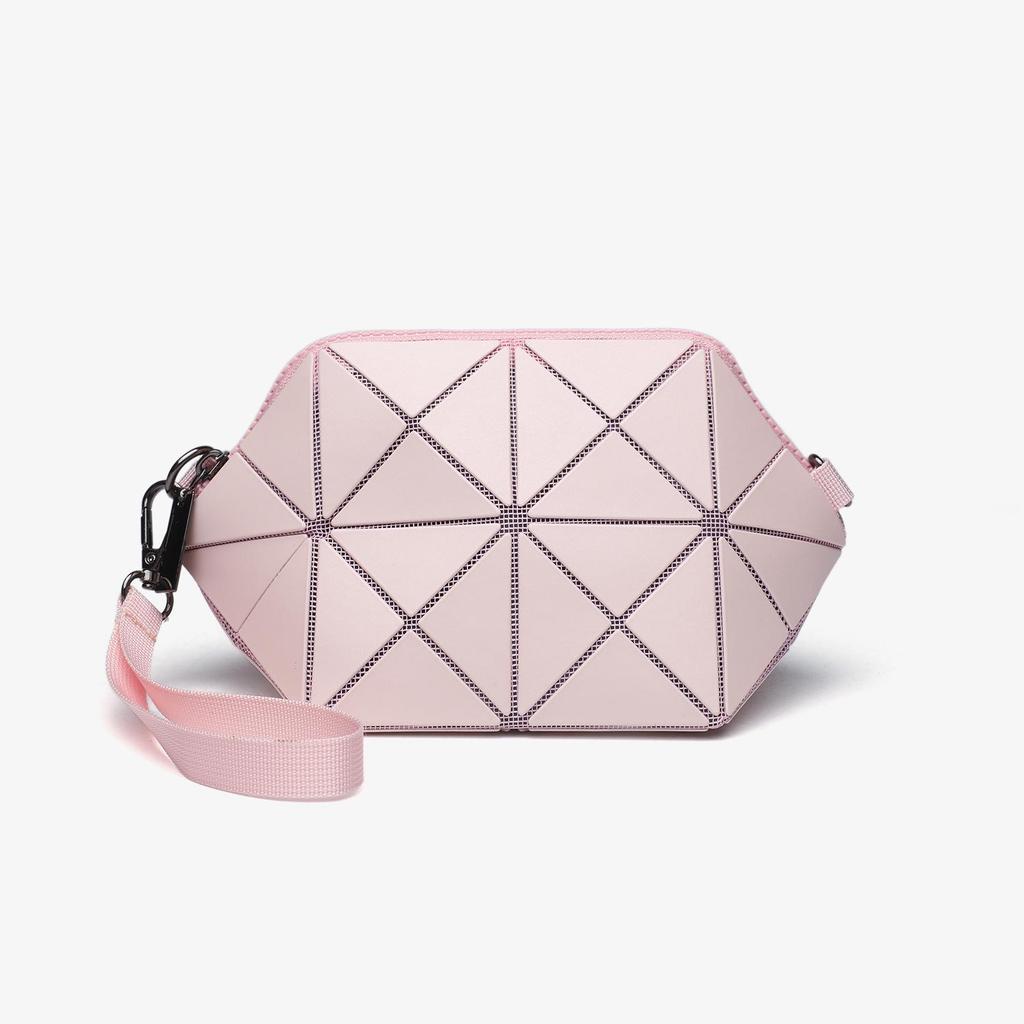 2025 Geometric Diamond Lattice Crossbody Shell Bag with Coin Purse