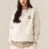 New MLB Sweatshirt Winter Unisex Ivory White 3AMTB0716-50CRS