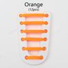 12Pcs Stretch Silicone Shoelaces No Tie Shoe Laces Elastic Laces Sneakers Kids Adult Rubber Shoelace One Size Fits All Shoes