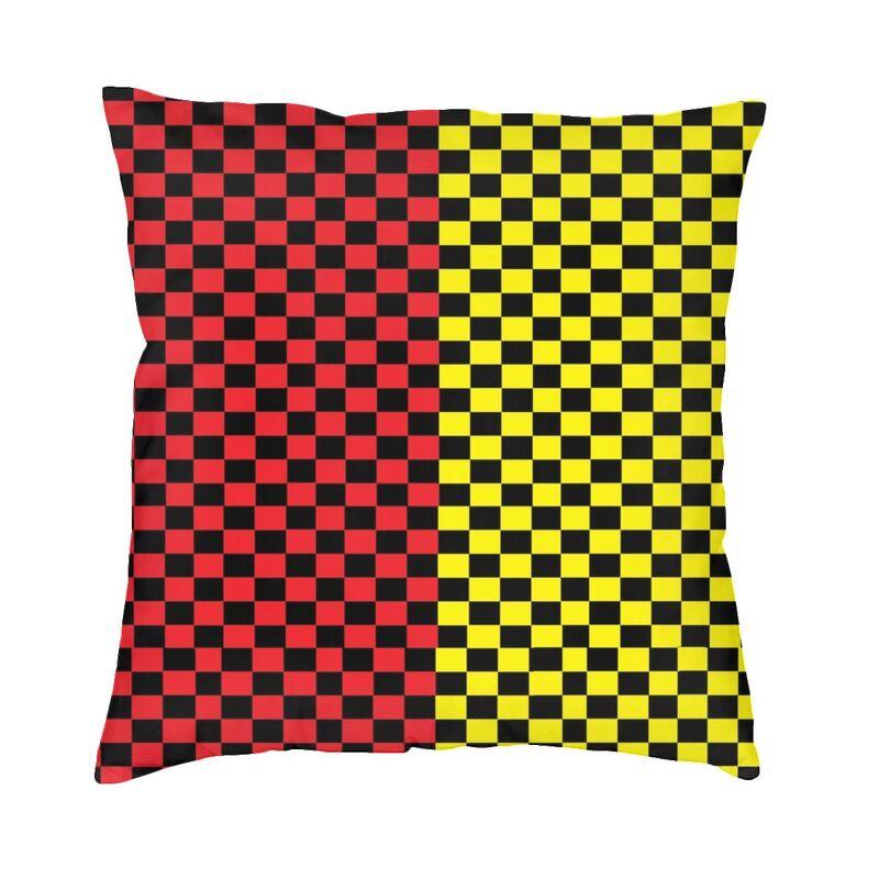 Chess Pillow Case xcm for Sofa Chessboard Game Luxury Cushion Cover Soft Pillowcase