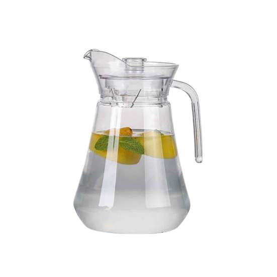 Cold Beverage Pitcher with Spout Spill-Proof Lid Large Capacity Water Jug for Ice Tea Lemonade Juice Outdoor Water Dispenser for Parties Home Office