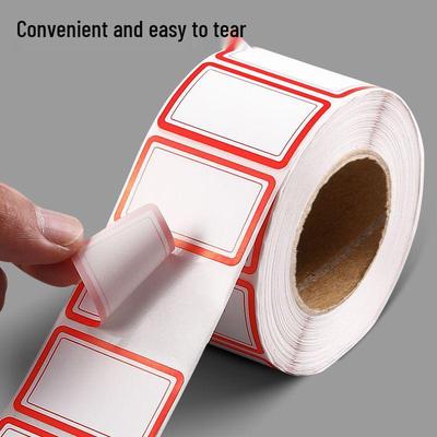 Wasserdichte selbstklebende Namensschild- und Memo-Aufkleber