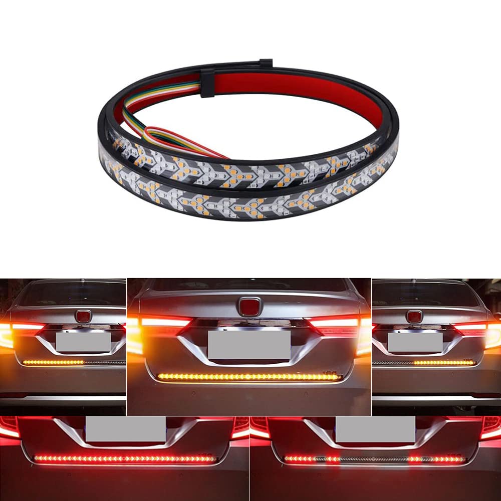 Catland Flowing LED Tape Light, LED Tape, Sequential, Turn Signal, Tail Lamp, Amber, Red,