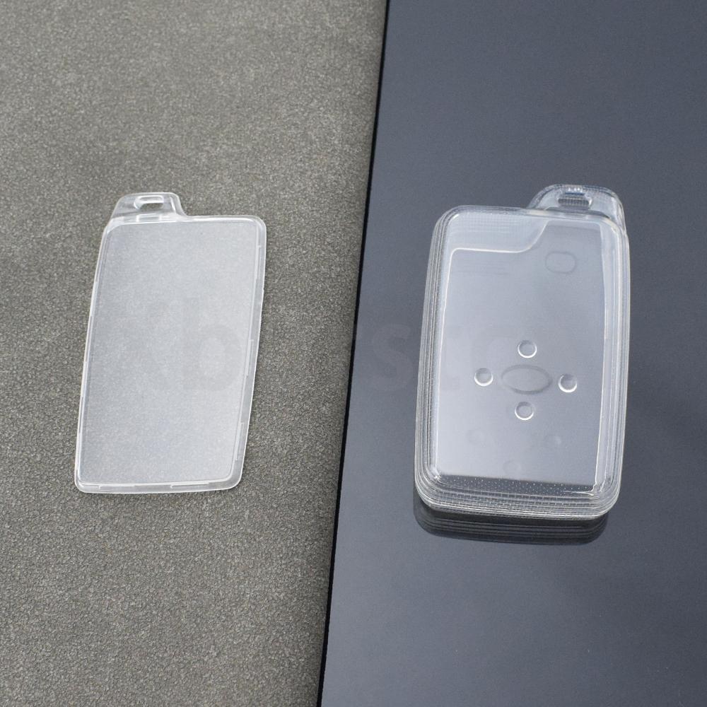 Transparent Tpu Shell Fob Holder For Toyota Noah Tarago Mark X Rav4 Voxy Corolla Yaris Estima Car Key Case Cover Accessories