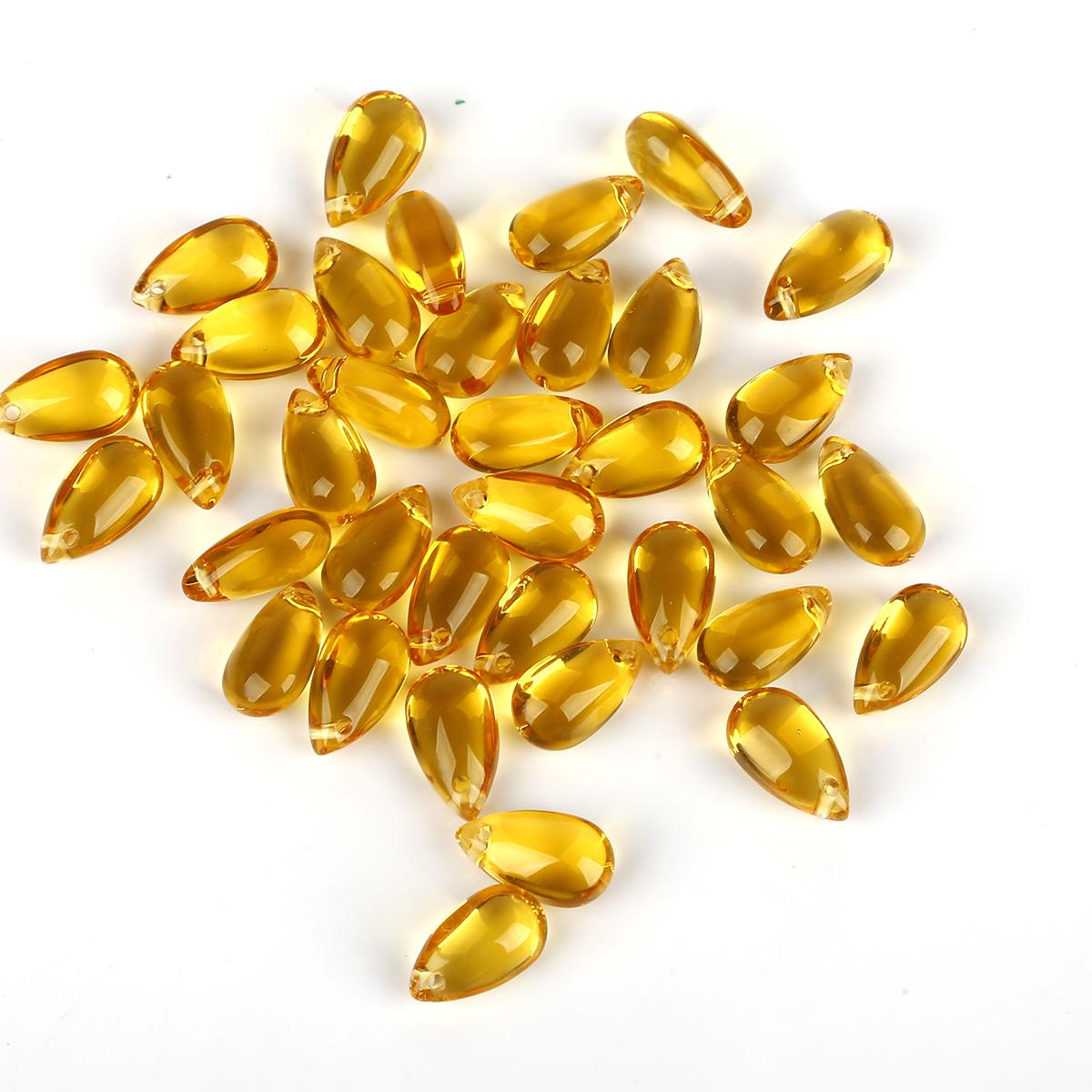 

5шт стеклянные бусины чешские капли воды кулон свободные бусины для изготовления ювелирных изделий DIY серьги 14x8mm 5pcs