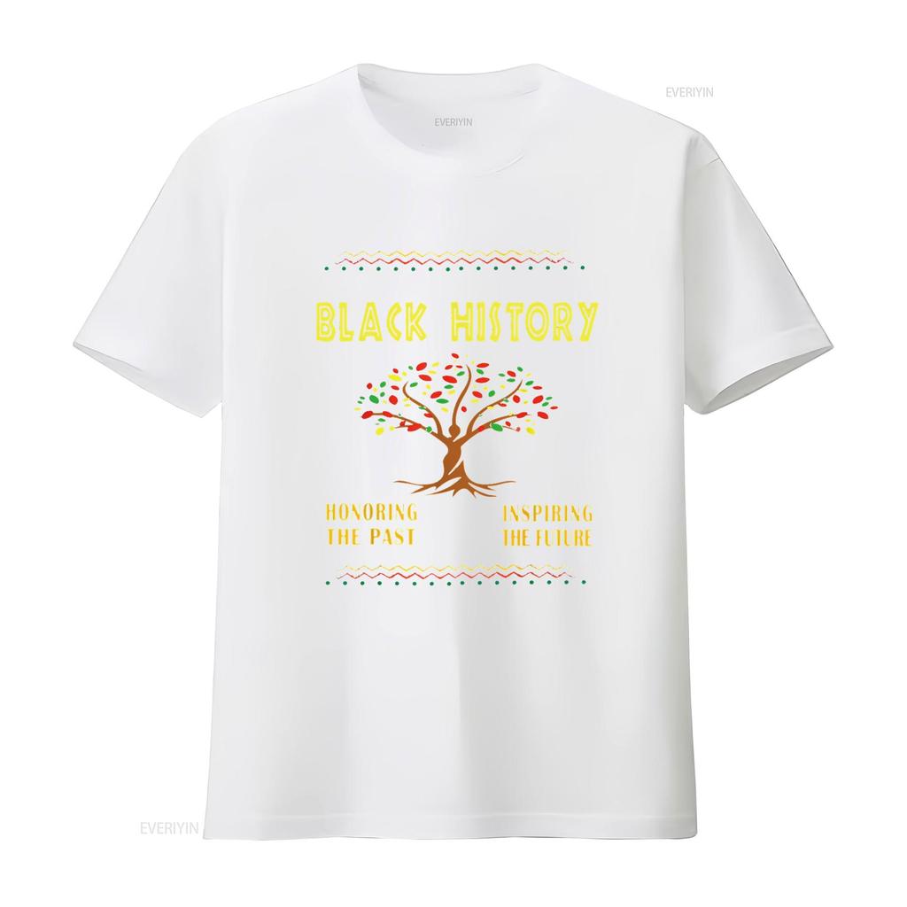 Honoring Past Inspiring Future Black History Month T Shirt vintage Washed Slightly Comfortable Unisex Stylish Breathable