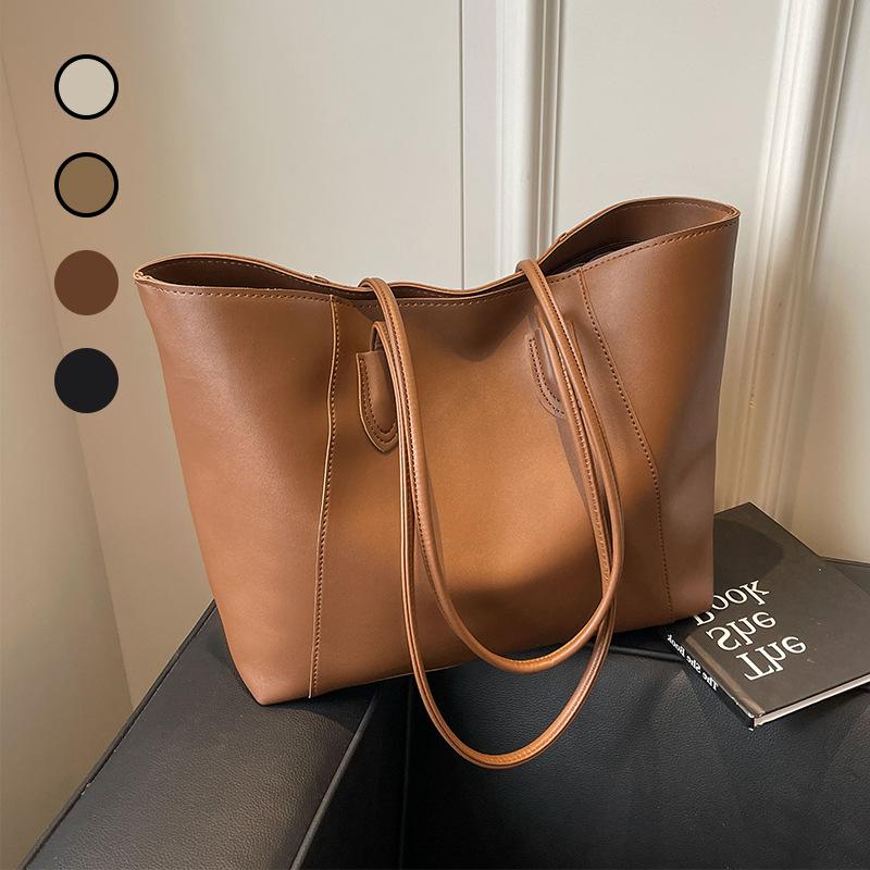 Tote bag new texture large capacity bag trendy shoulder bag women's fashion versatile underarm bag women's bag
