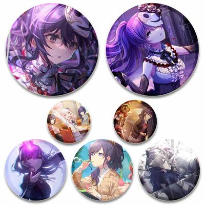 32/44/58mm Project SEKAI Anime Broches op Rugzak Cartoon Idol Asahina Mafuyu Badge Ronde Revers Spelden voor Kleding Hoed Accessoires Sieraden