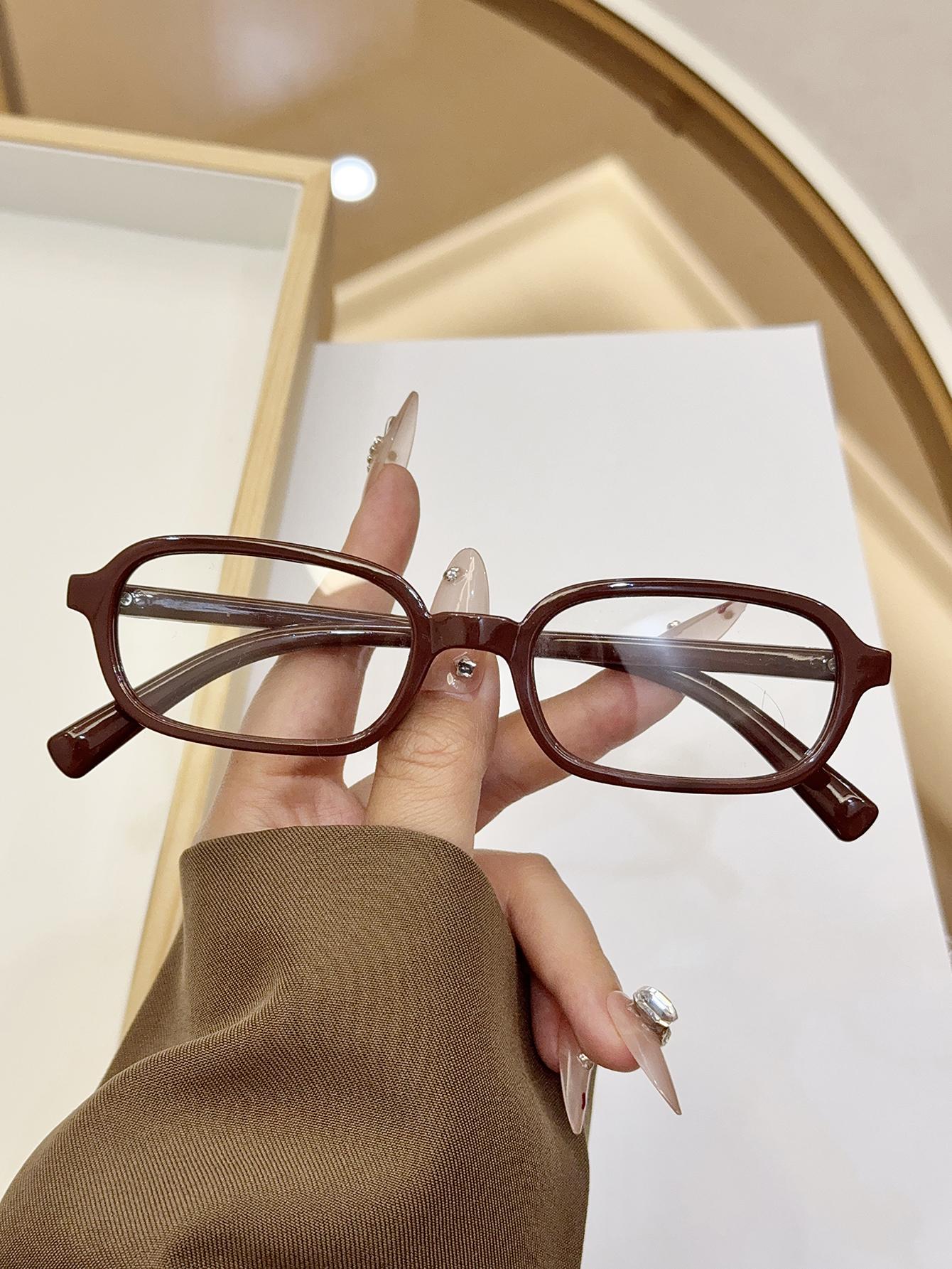 1Pc European and American Classic Trendy Square Small Frame Glasses Fashionable Glasses for Men and Women