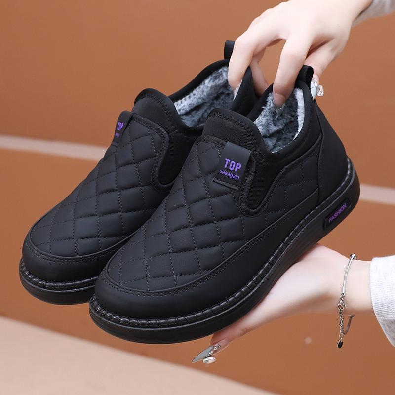 Snow Boots Are Suitable for Men and Women In Winter One-step Soft-soled Waterproof Non-slip Wear-resistant Warm Cotton Shoes 41 фиолетовый 2424₽