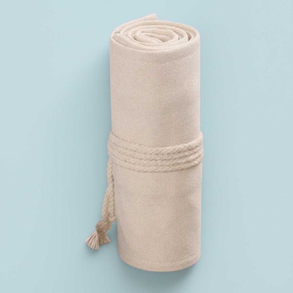 

Large Capacity Canvas Pencil Bag 48/72 Holes Multifunctional Roll Pencil Case for Students Sketching Stationery Storage