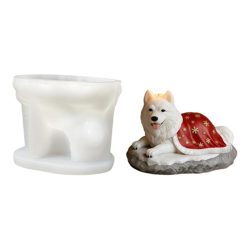 

Sturdy Snow Wolf Shaped Silicone Mould Ideal For Candle Soap And Craft With Fine Texture