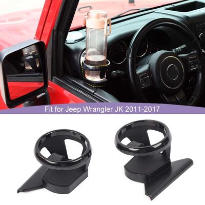 Vordertür Wasser Cup Halterung Halter Rack Unterstützung Stehen Für Jeep Wrangler JK 2011-2017 Auto Innen Acessories