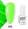 GELPOLISH Nail Art Set: Base, Top Coat, Transparent & White Gel Polishes