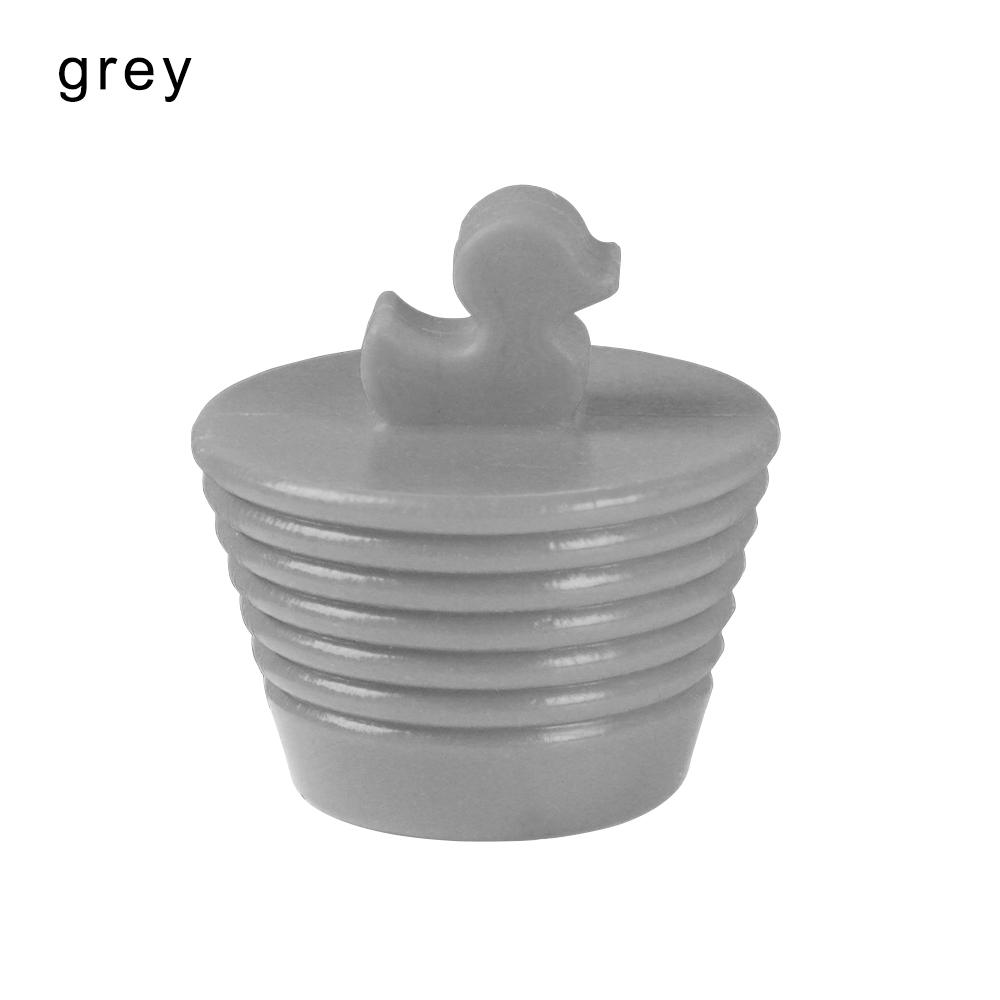 Universal Practical Laundry Silicone Bathtub Stoppers Bathtub Drain Plugs Shower Tub Stoppers Bathroom Kitchen Sink Drains Plug серый