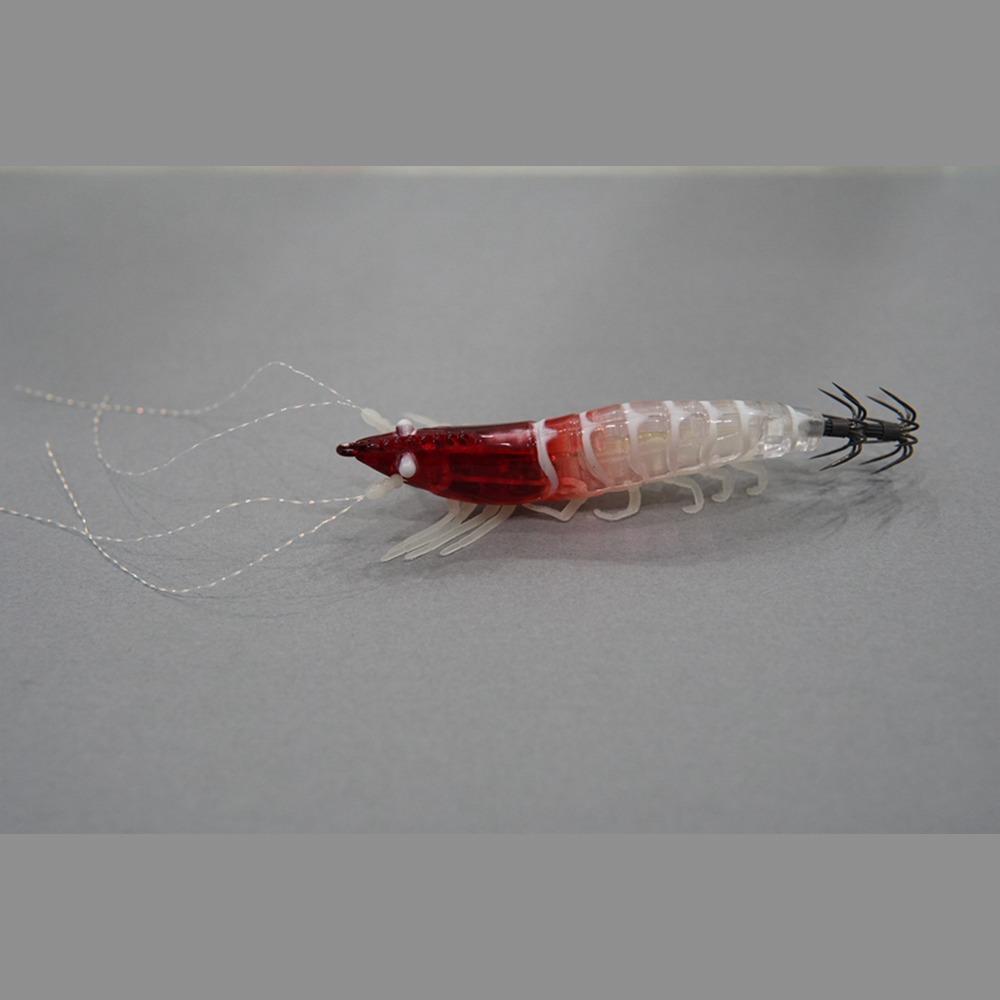 Wobbler 11g 90mm Squid Jig Luminous Webfoot Slow Sinking Lure Horizontal Wood Shrimp Artificial Calamar Cuttlefish Fishing