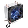 CPU Cooling Fan Double Row Heat Tube 3 Pin Interface Computer Accessories(blue Light)