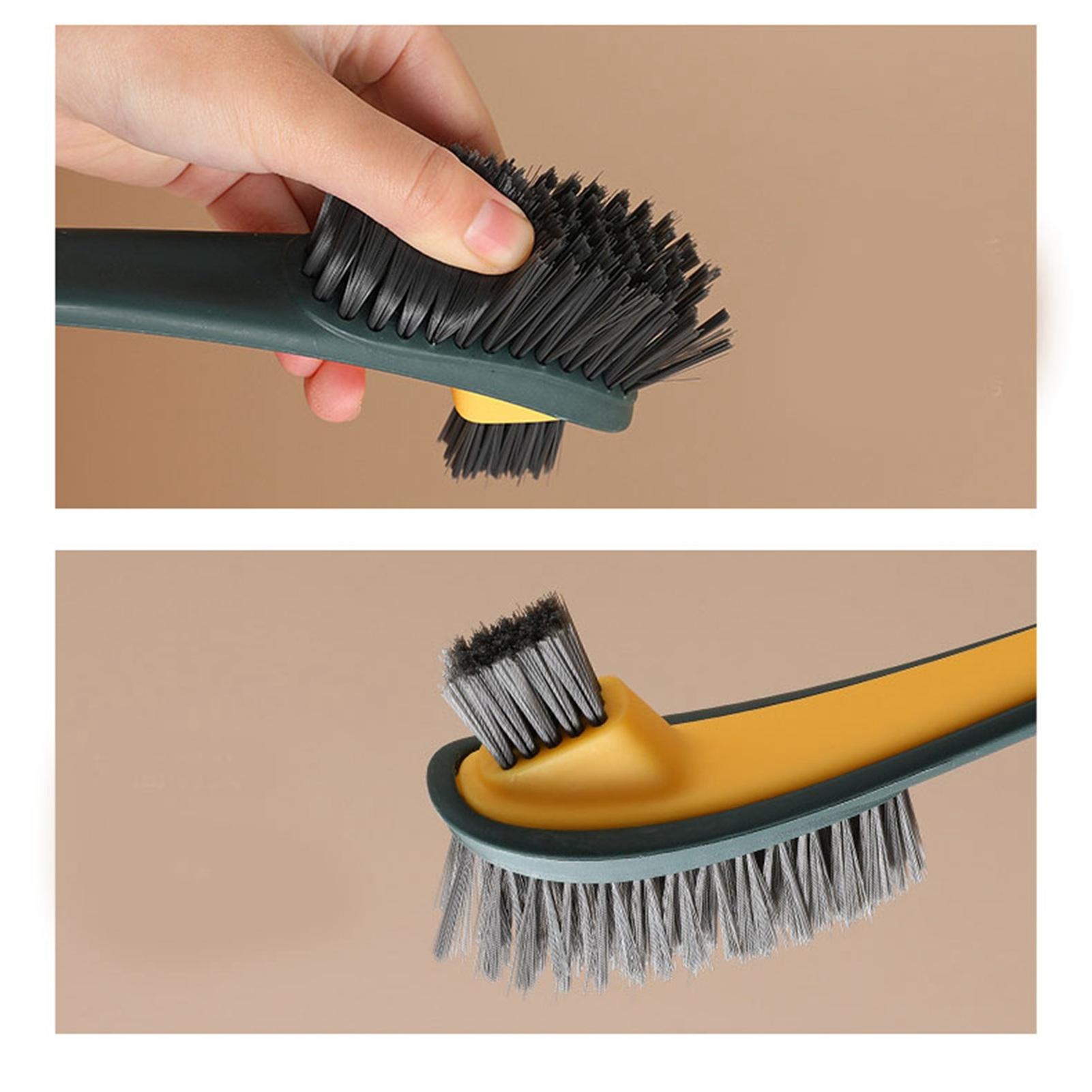 

Double Sided Toilet Brush Prevent Scratch Soft Bristles Toilet Long Handle Cleaning Brushes for Bathroom