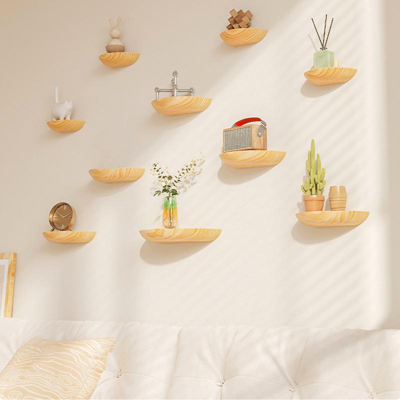 2pcs/set Hanging Rack For Flower Pots Plants Wall Decoration Home Decorative Storage Rack Ornaments 2 Colors