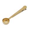 2 In 1 Multifunction Coffee Scoop with Bag Clip 430 Stainless Steel Coffee Measuring Spoon