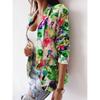 New Fashion Women's Printed Blazer, Casual Spring Outerwear, European American Style, Popular For Crossborder Women