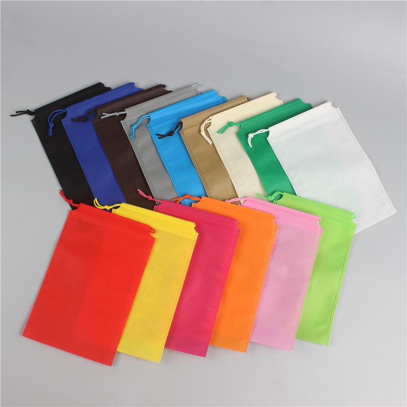 Non-Woven Drawstring Bags for Shoes, Clothing, Toys & More - Dustproof Storage with Custom Logo Printing