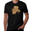 Little Owl As a Hoplite Warrior TShirt Large Size Casual Short Sleeve Top TShirt