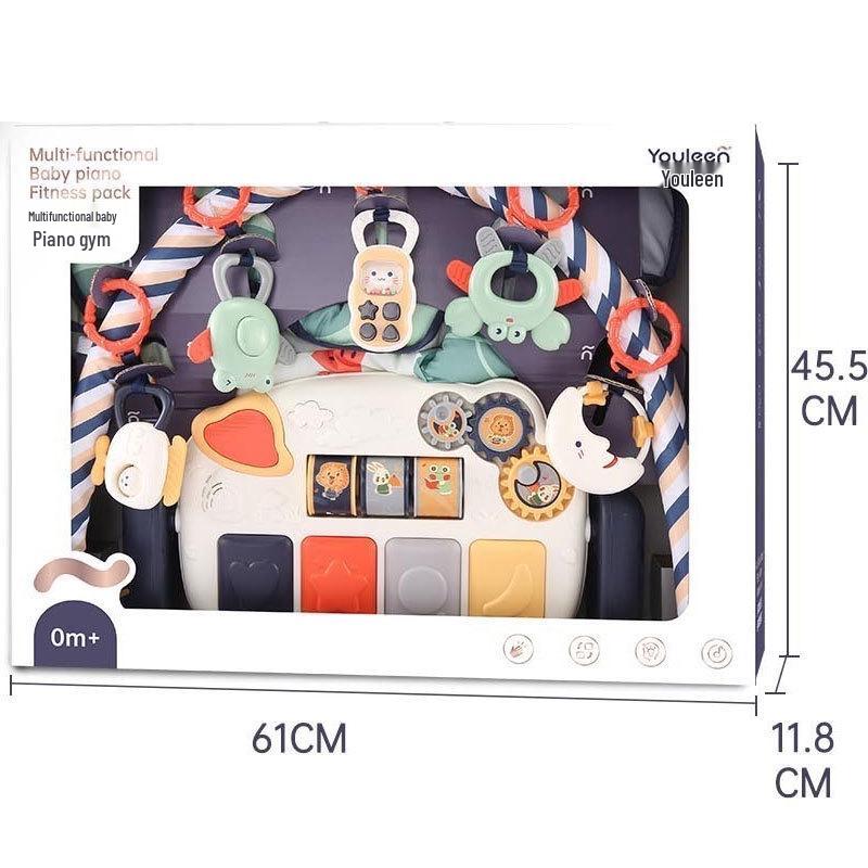 Yuele'en Newborn Baby Rattle & Teether Set: Educational Grasping Toy for 0-6 Months