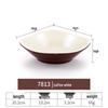 Imitation Porcelain Melamine Dipping and Snack Dish for Restaurants