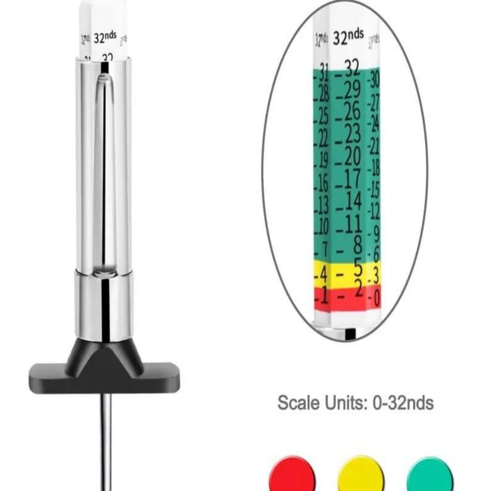 Tread Mark Car Tyre Tire Tread Depth Gauge Car Tyre Meter Digital Measuring Pen  Auto Car