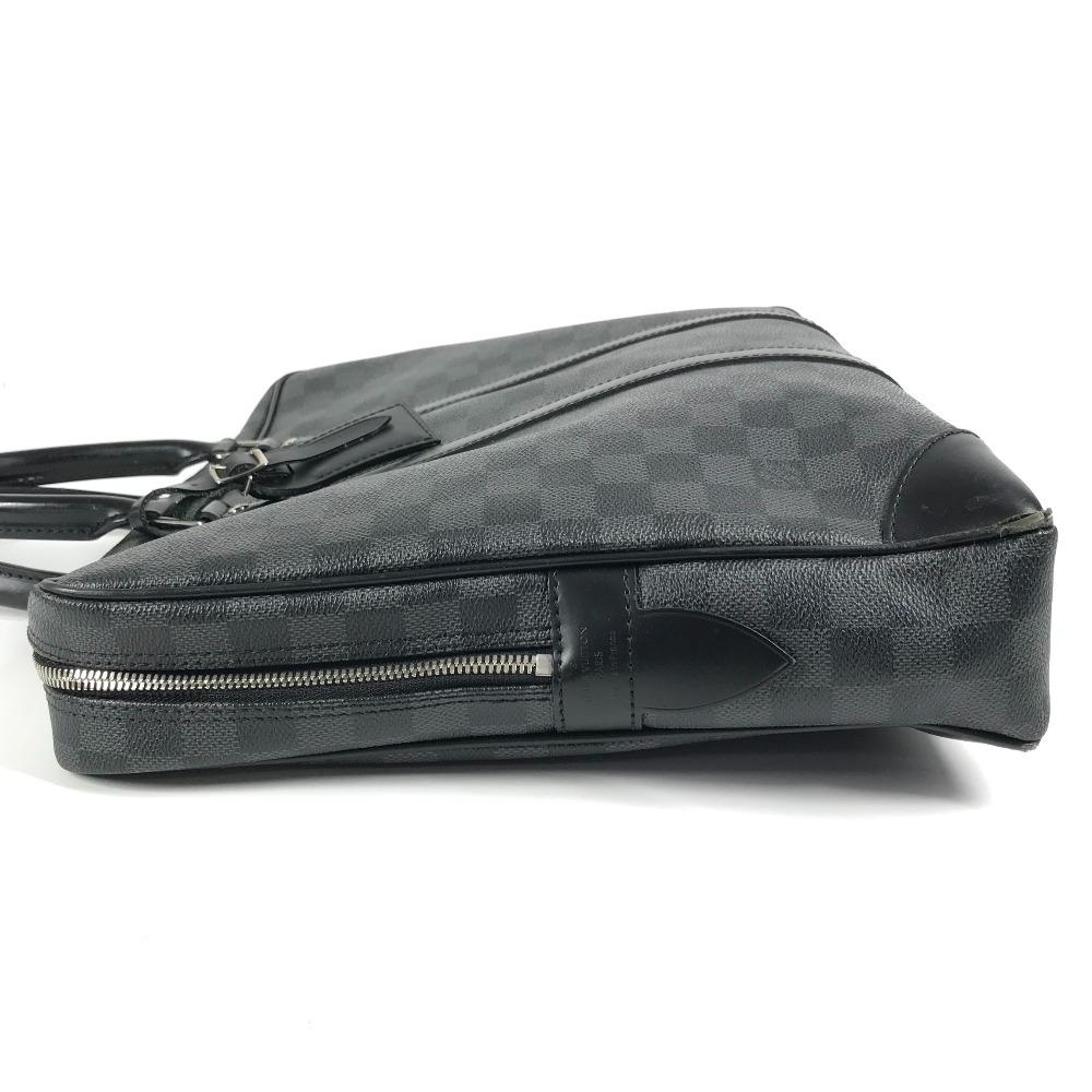 Louis Vuitton N41125 Damier Graphite Porto Document Voyage PDV Hand Bag