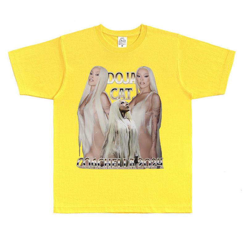 Sexy Doja Cat Graphic Print T Shirt Short Sleeve Unisex Women Hip Hop Oversized Tshirt Male Cotton Tees Unisex's Vintage Streetwear