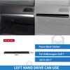 For Volkswagen Golf 7 GTI Mk7 2013 2014 2015 2016 2017 Glove Box Trim Strip Cover Piano Black Sticker Car Interior Accessorie