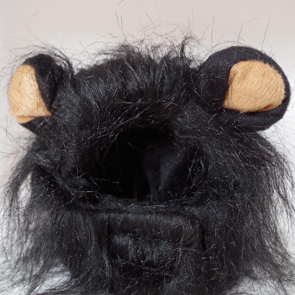Pet Lion Mane Costume Headgear for Cats Halloween Parties Photo Shoots
